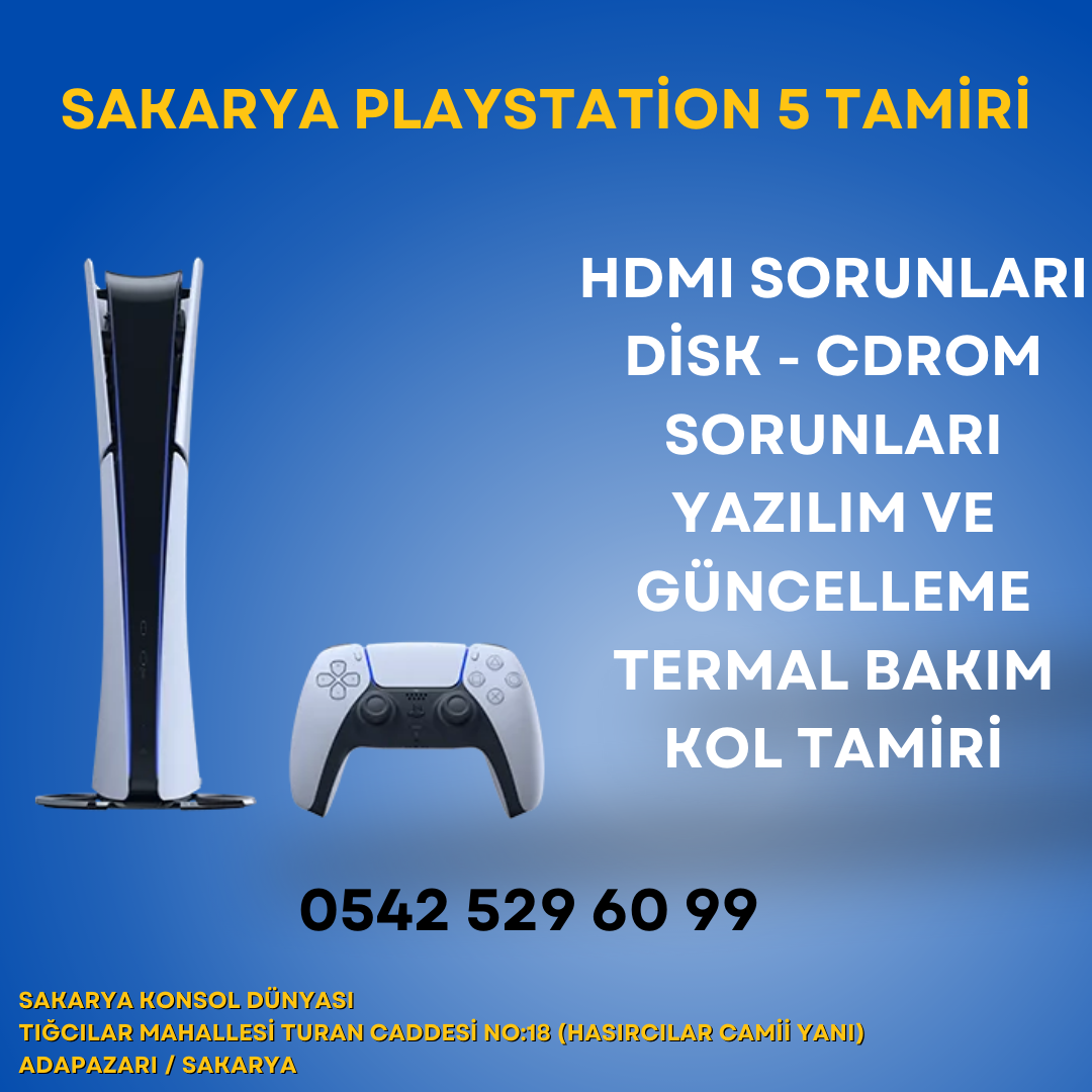 Sakarya Bilgisayar ve Playstation Teknik Servisi | Tamir, Kiralama, Alım-Satım